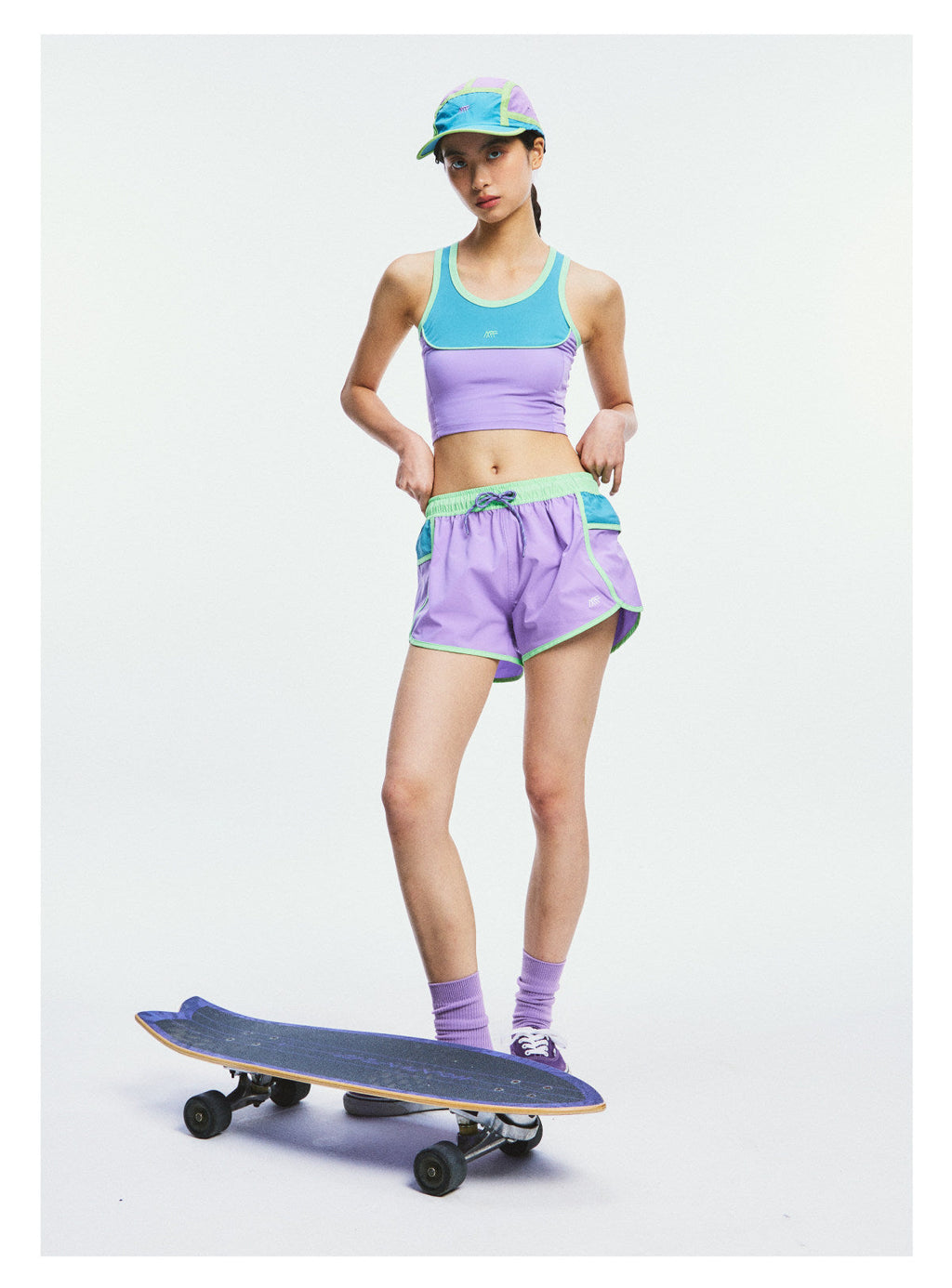 [Clearance] Quick-Dry Color-Block Packable Surf Shorts – Women's | MOUNTAINFEVER