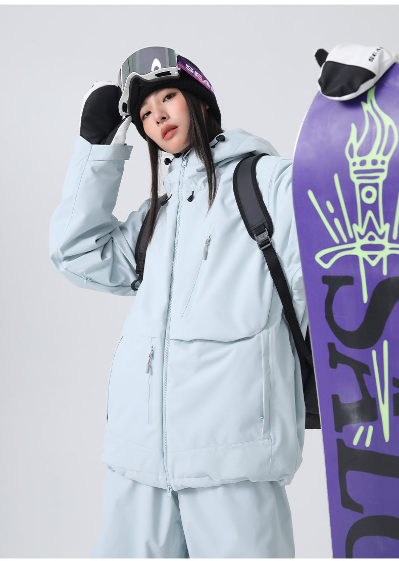 Freestyle-Tech 3L Insulated Shell Ski Jacket - Unisex | Searipe