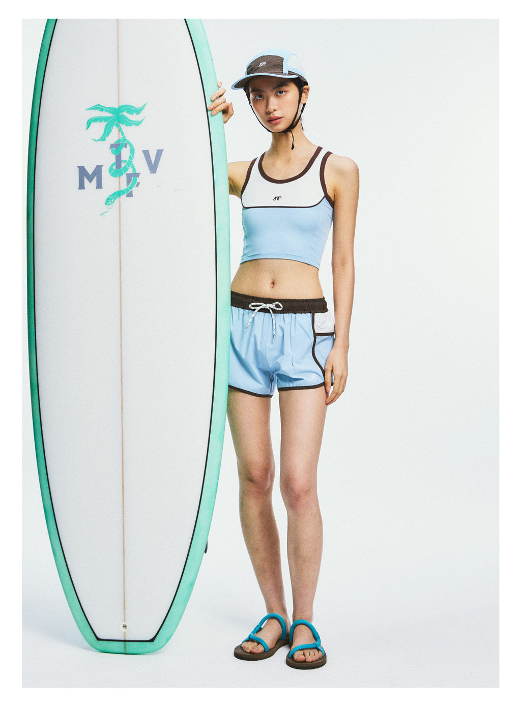 [Clearance] Quick-Dry Color-Block Packable Surf Shorts – Women's | MOUNTAINFEVER