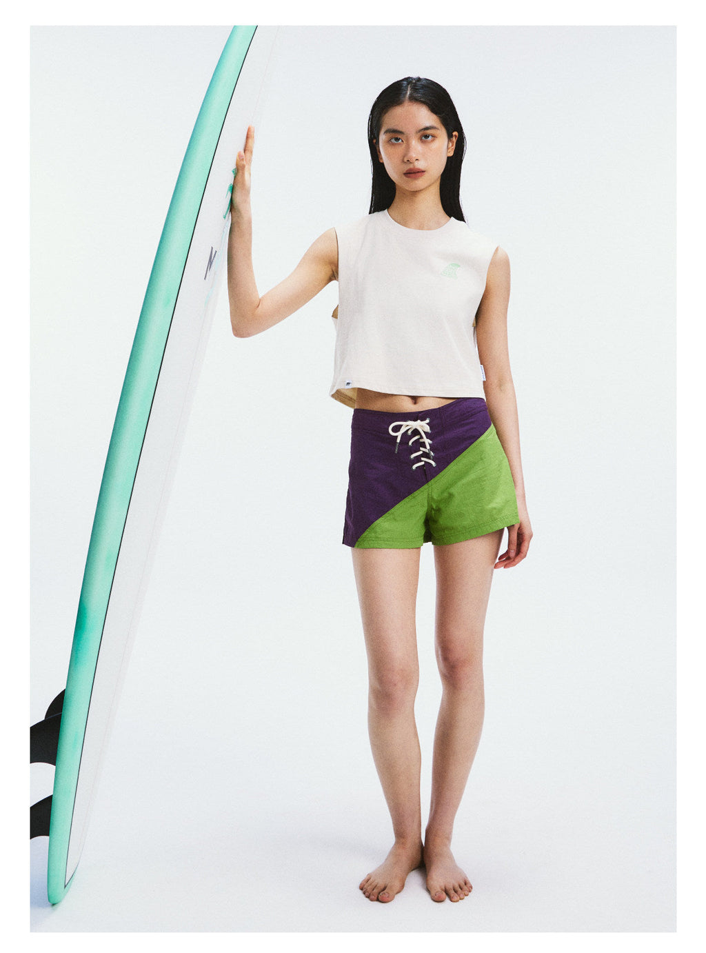 [Clearance] Quick-Dry Colorblock Lace-Up Surf Shorts – Women’s | MOUNTAINFEVER