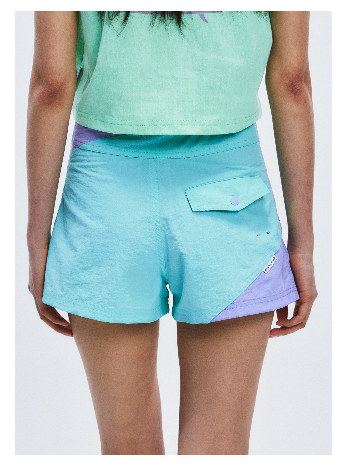 [Clearance] Quick-Dry Colorblock Lace-Up Surf Shorts – Women’s | MOUNTAINFEVER