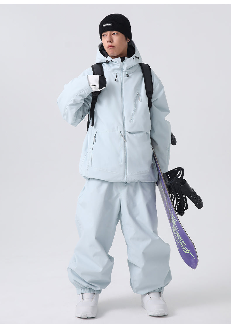 Freestyle-Tech 3L Insulated Shell Ski Jacket - Unisex | Searipe