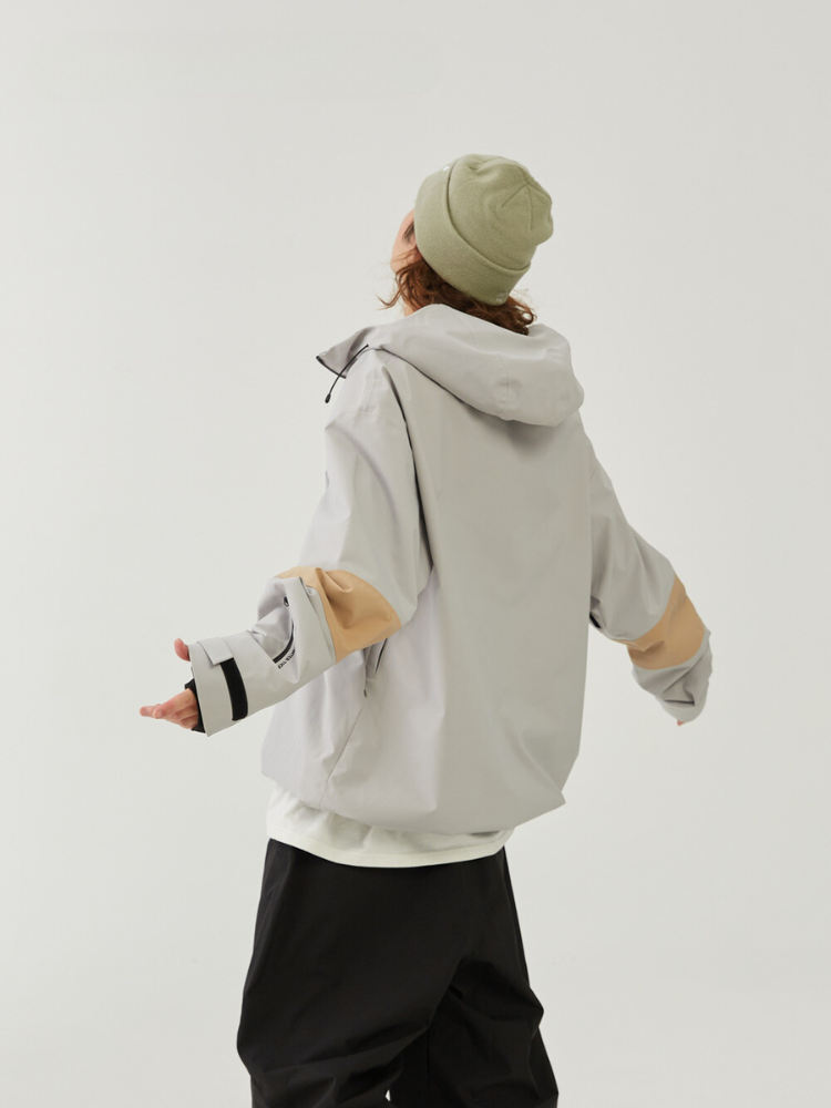 3L Oversized Freeride Pullover Snow Jacket – Unisex | Winter Ticket