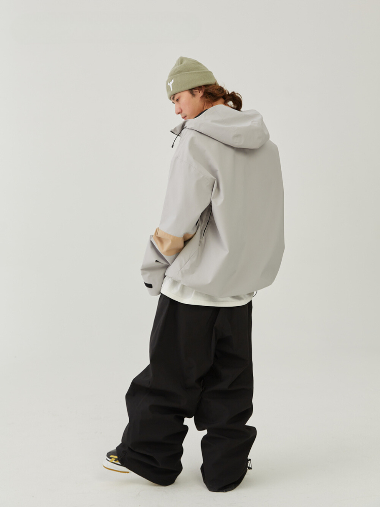 3L Oversized Freeride Pullover Snow Jacket – Unisex | Winter Ticket