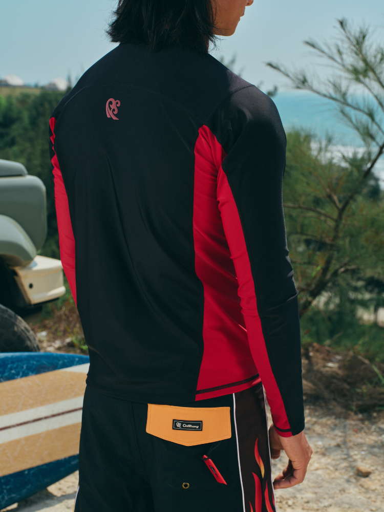 UPF50+ Colorblock Performance Rash Guard – Men's | ChillHang
