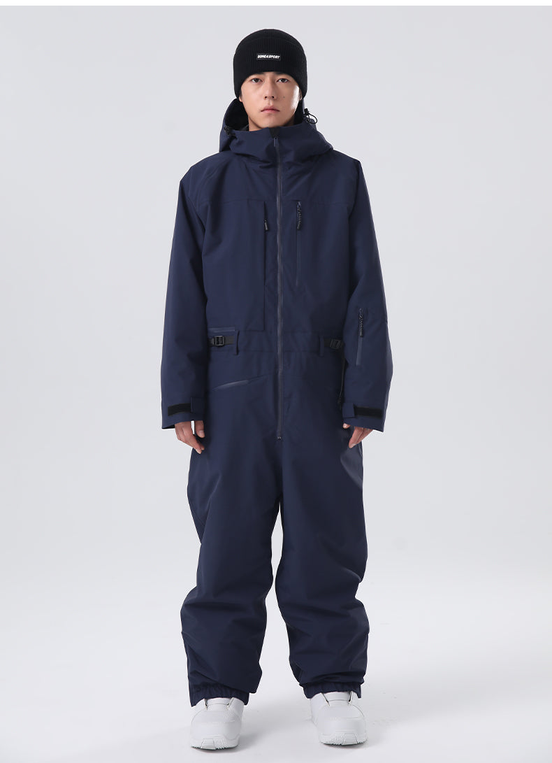 3L Waterproof One-Piece Ski Suit 20K - Unisex | Searipe