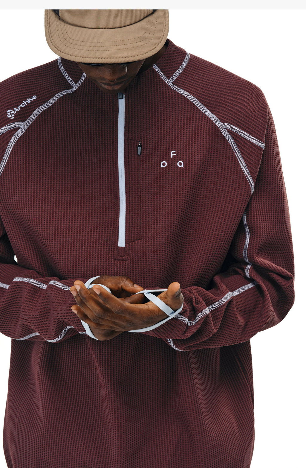 Quick-Dry UPF50+ Half-Zip Active Long Sleeve Top – Unisex | FPA