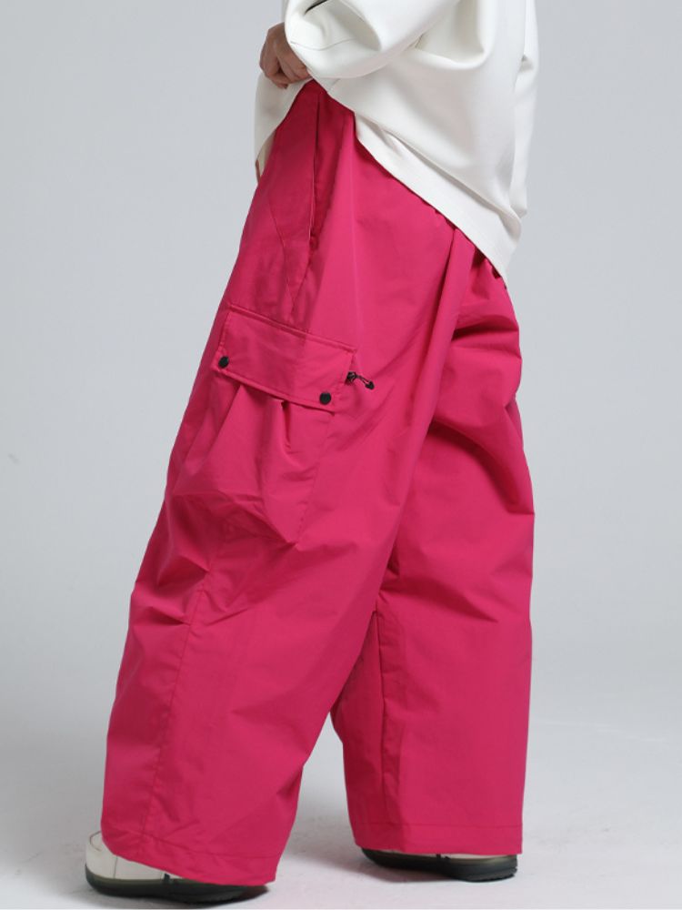 20K Baggy Loose Fit Cargo Snowboard Pants - Unisex | Gsou Snow