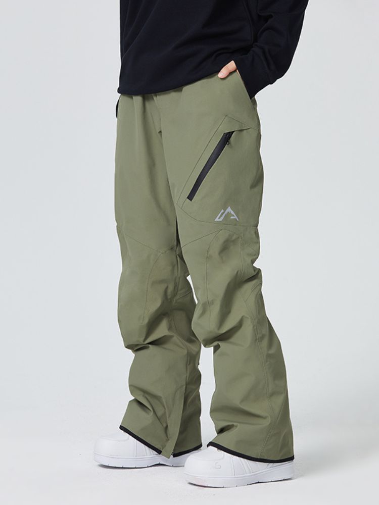 Diagonal Zipper Snow Pants - Men's | Searipe