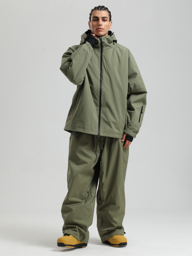Sleek Oversized 20K Snow Jacket - Men's | Gsou Snow