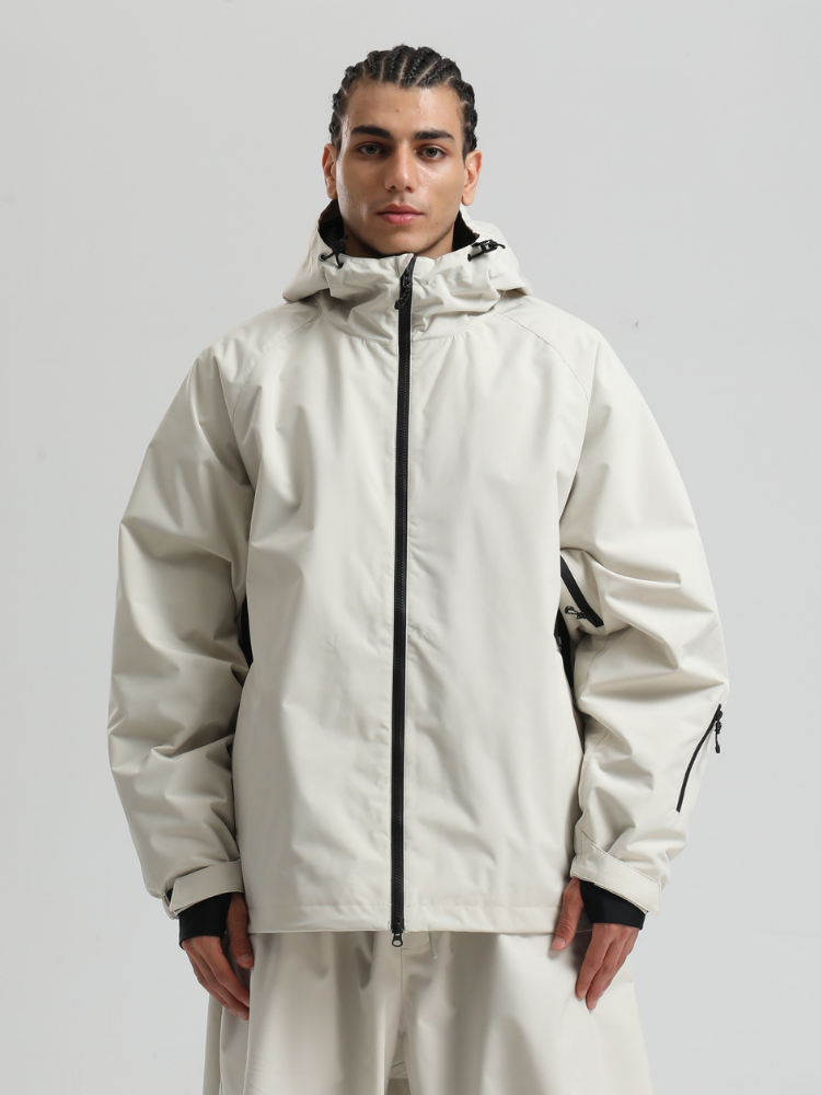 Sleek Oversized 20K Snow Jacket - Men's | Gsou Snow