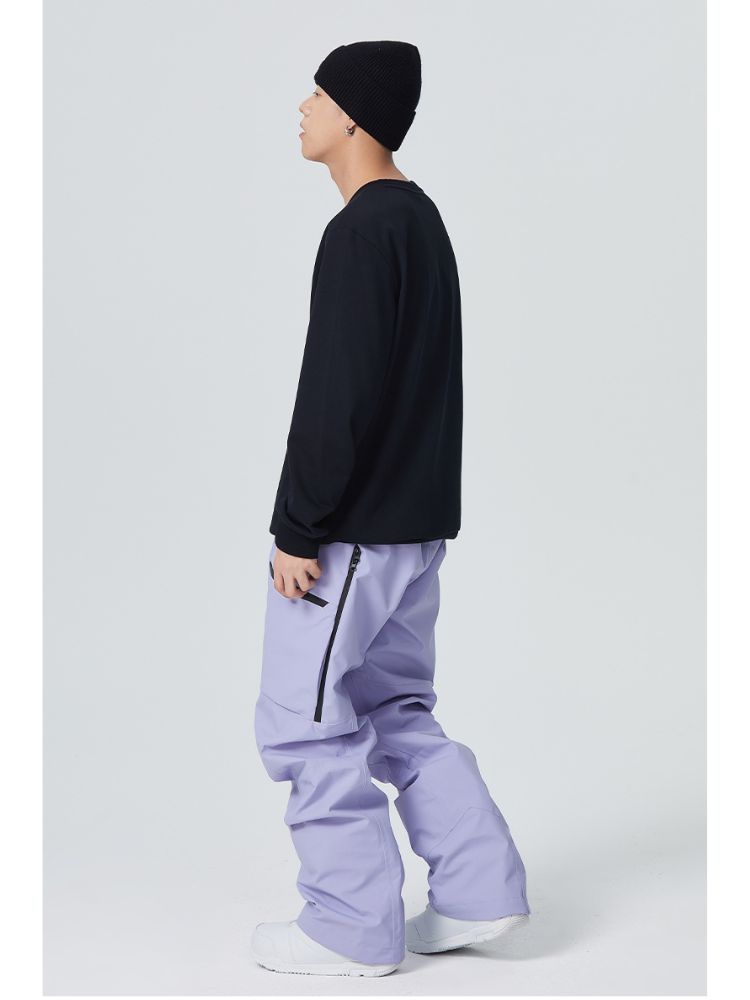 Side Zipper Snow Pants - Men's | Searipe