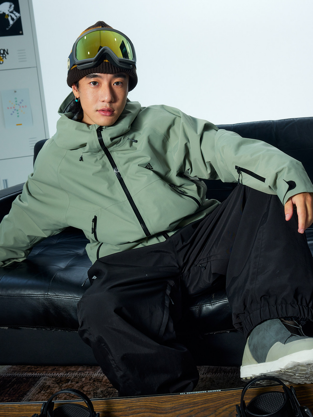 3L Mirage Fleece-Lined Baggy Ski Pants – Unisex | NANEND