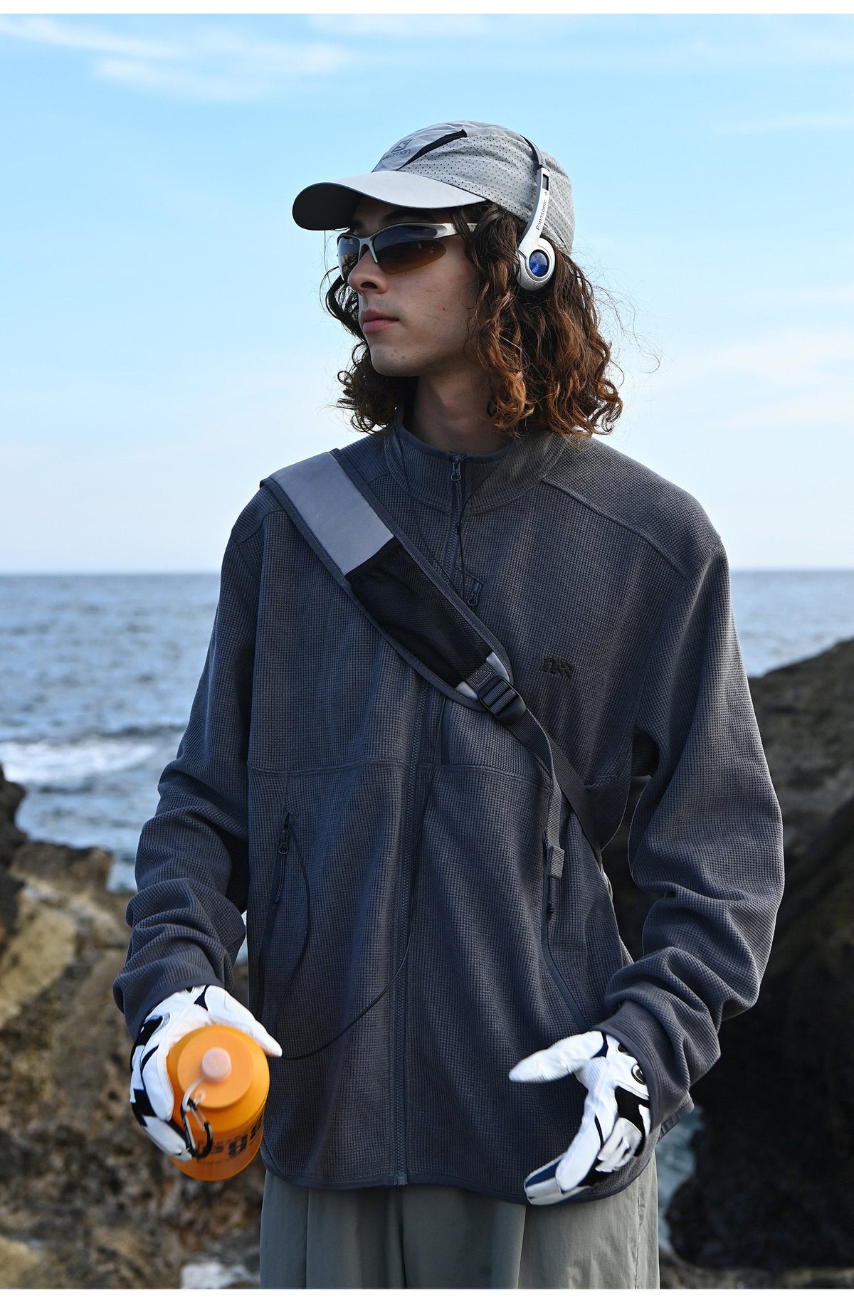 360G Waffle 5A Antibacterial Zip Sweatshirt – Unisex | NOTHOMME
