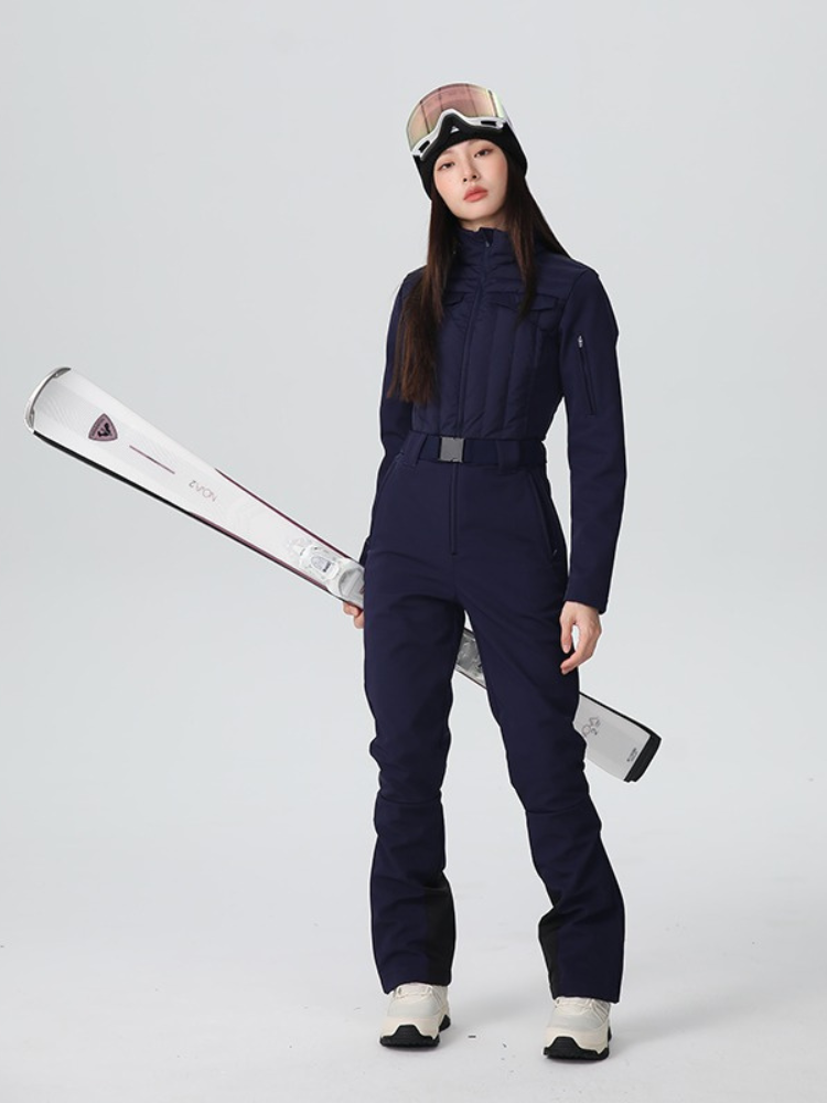 Luxe Insulated Slim-Fit Ski Jumpsuit - Women's | Searipe