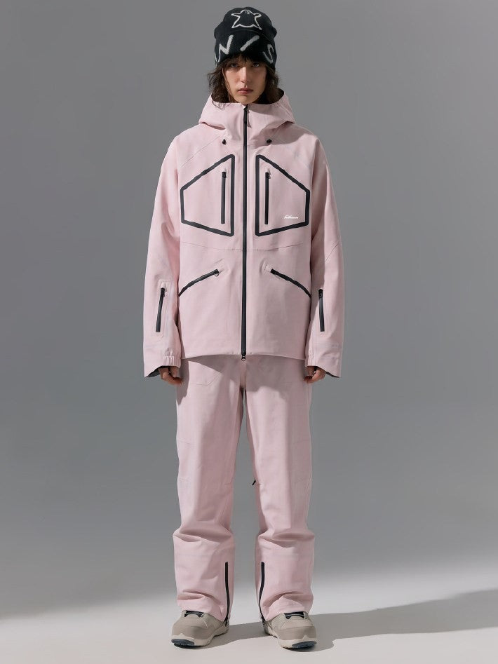 10K 3L Reversible Reflective Ski Jacket – Unisex | NowInSnow