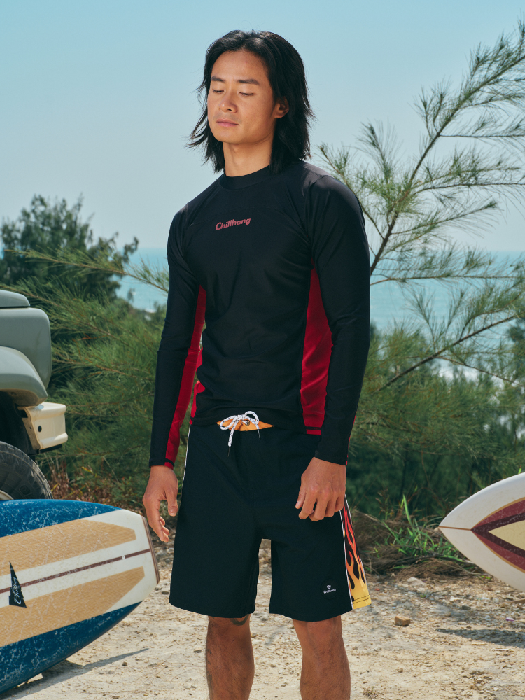 UPF50+ Colorblock Performance Rash Guard – Men's | ChillHang