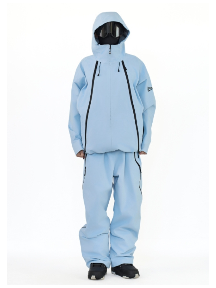 EP Series 3L Shell Baggy Ski Pants - Unisex | Doorek