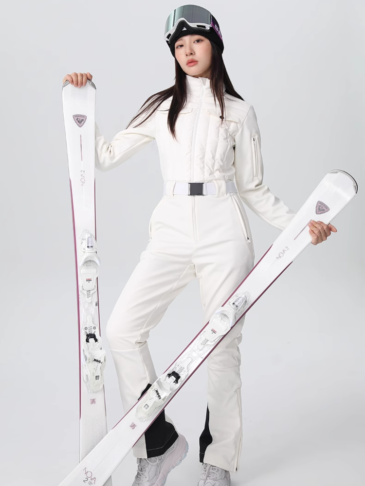 Luxe Insulated Slim-Fit Ski Jumpsuit - Women's | Searipe