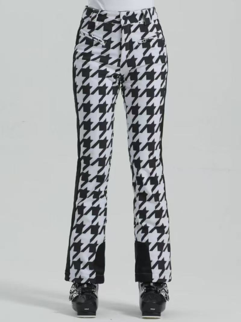 Elegant High Waist Stretch Pants - Women's | Gsou Snow