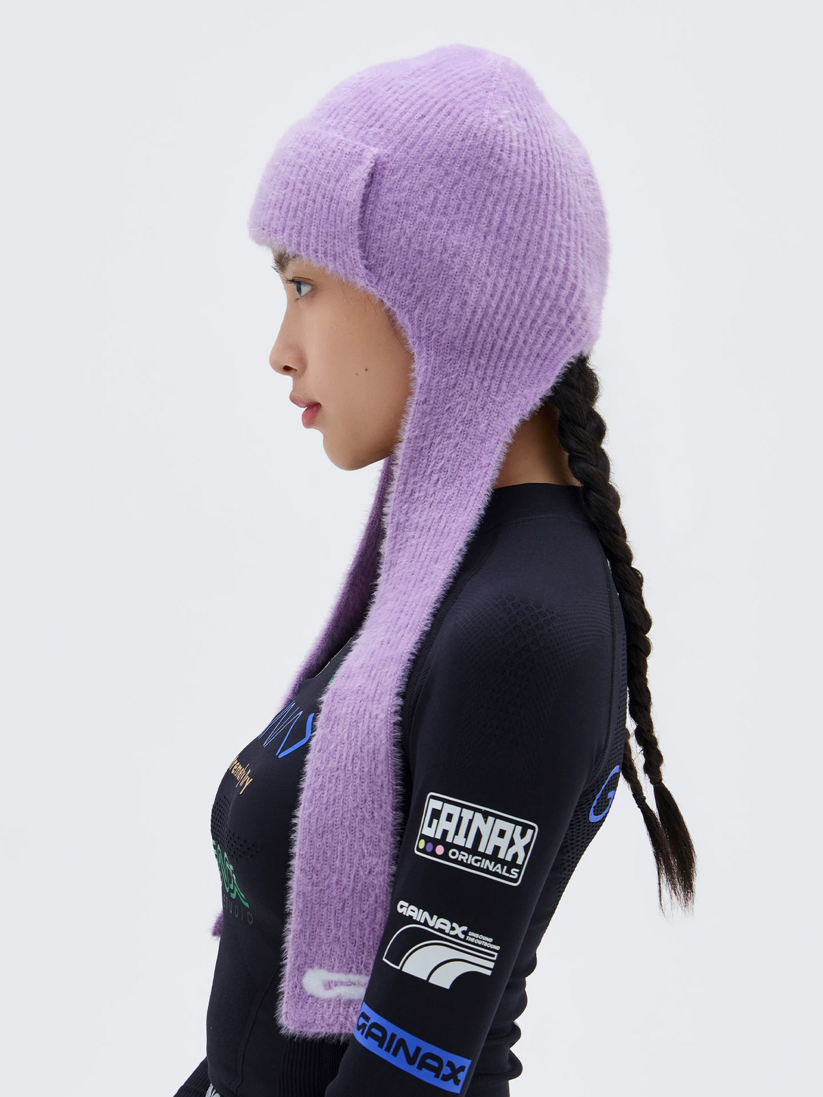 Fuzzy Long Earflap Knit Beanie – Unisex | GAINAX
