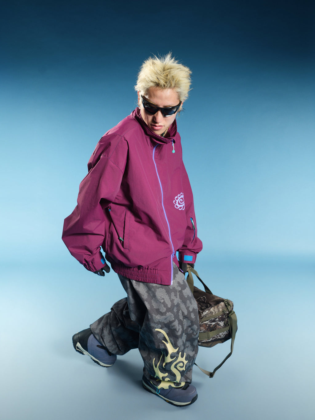 20K Thorn Graphic Baggy Snow Pants – Unisex | OddyEddy