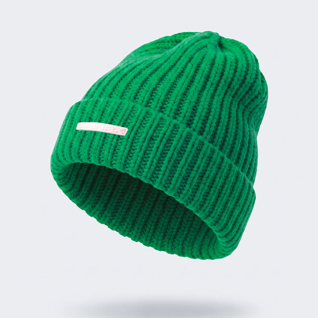 Chunky Ribbed Slouchy Knit Beanie – Unisex | GAINAX