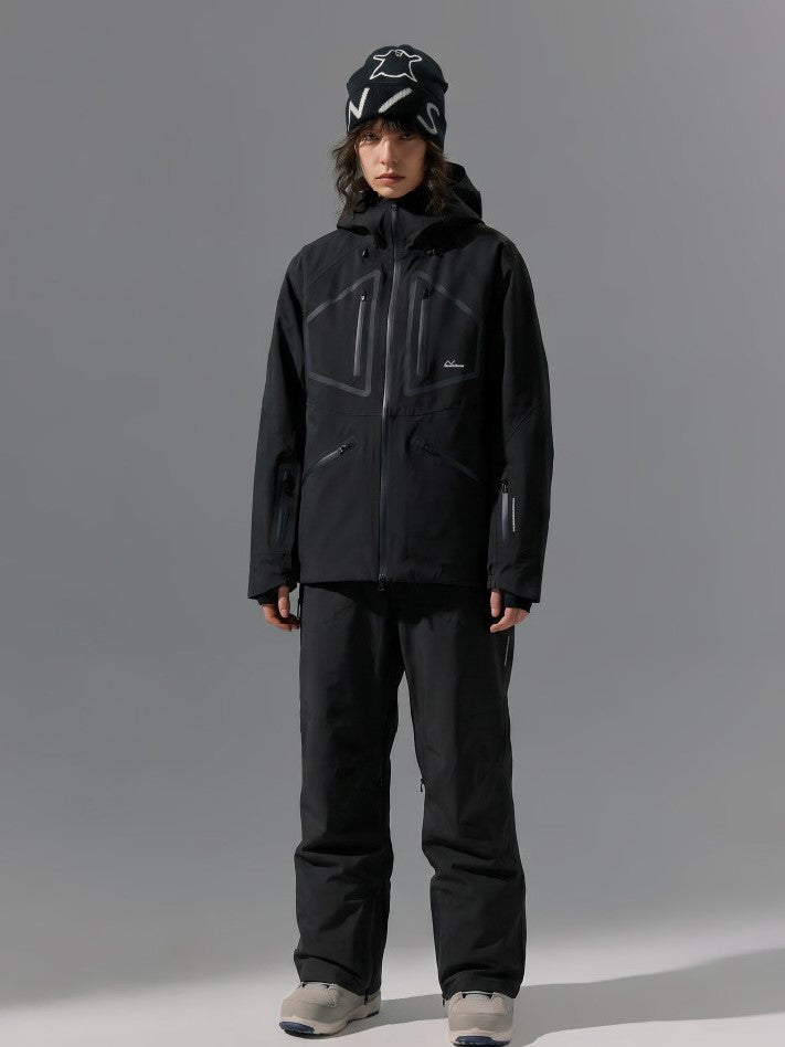10K 3L Reversible Reflective Ski Jacket – Unisex | NowInSnow