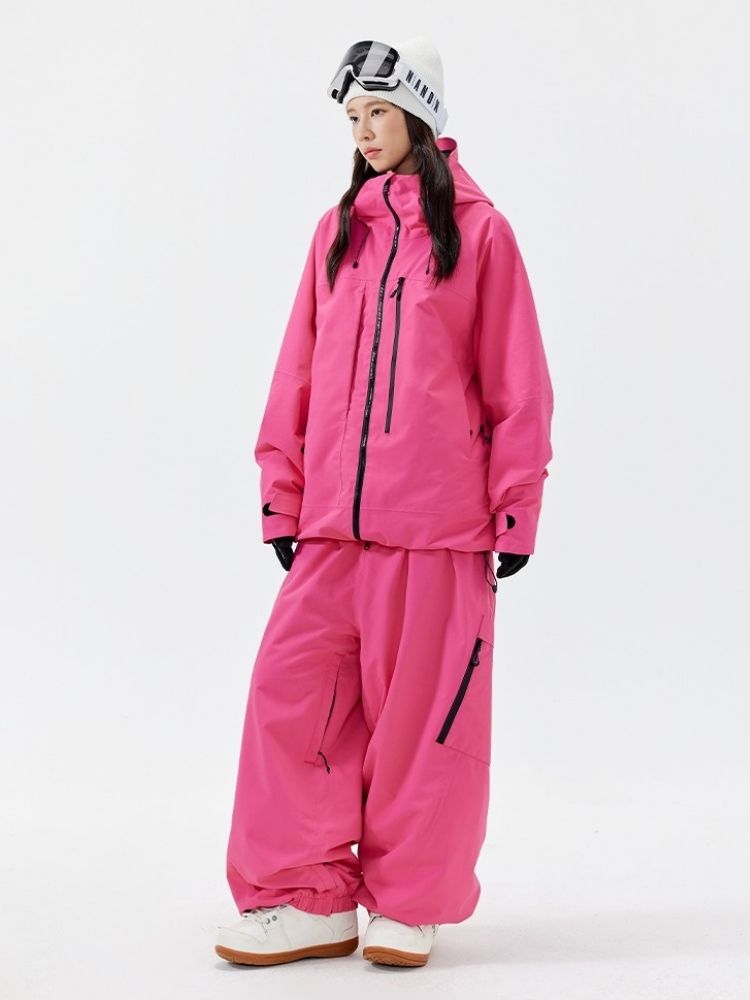 Arc Core 3L Fully filled with cotton Keep warm Ski Jacket - Women's | NANEND
