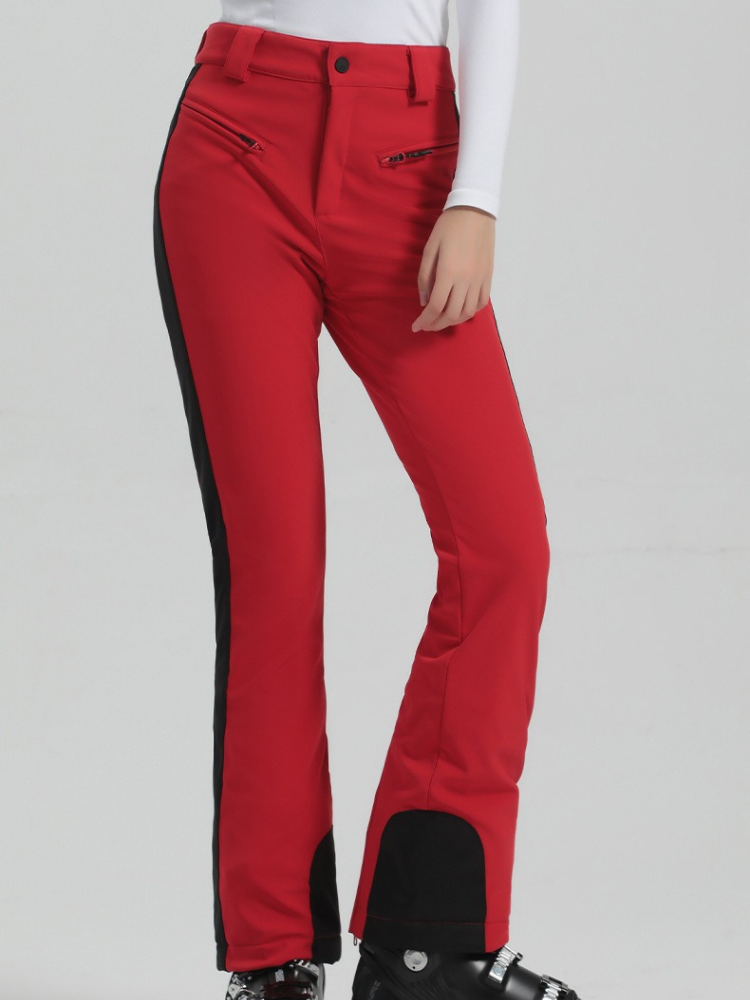 Elegant High Waist Stretch Pants - Women's | Gsou Snow