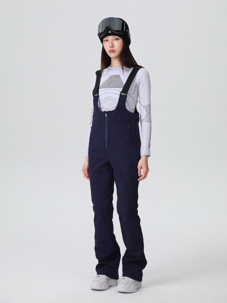Sleek Dynamic Stretch Ski Bibs - Women's | Searipe