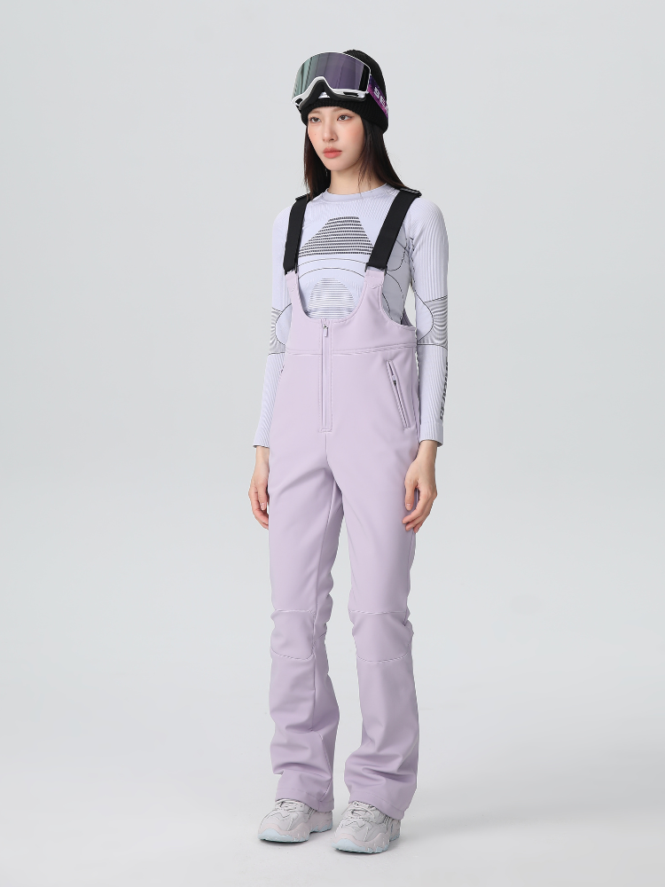 Sleek Dynamic Stretch Ski Bibs - Women's | Searipe