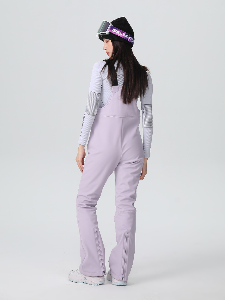 Sleek Dynamic Stretch Ski Bibs - Women's | Searipe