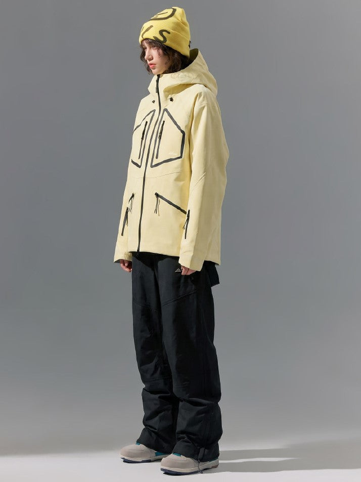 10K 3L Reversible Reflective Ski Jacket – Unisex | NowInSnow