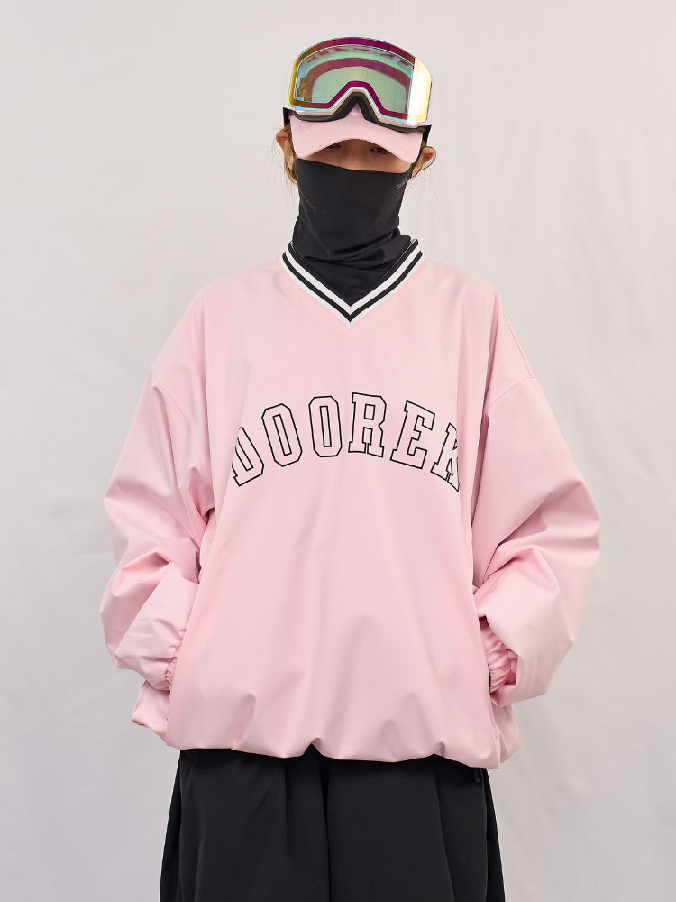 Baseball V-Neck 15K/10K Ski Pullover - Unisex | Doorek