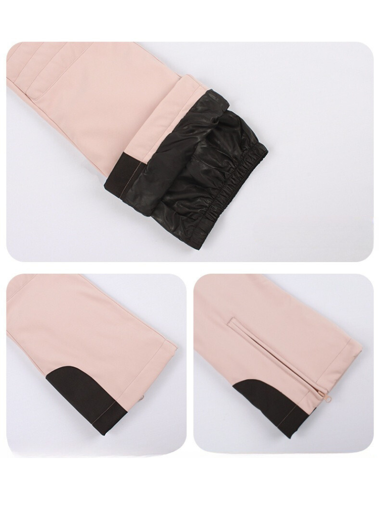 High Rise Flare Snow Bib Pants - Women's | Gsou Snow