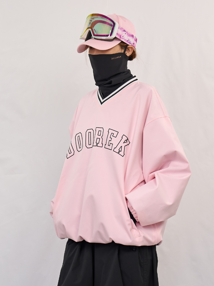 Baseball V-Neck 15K/10K Ski Pullover - Unisex | Doorek