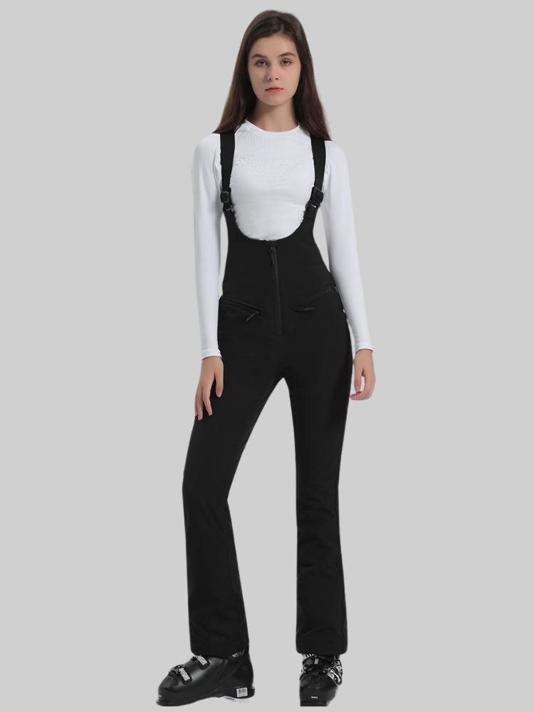 Trendy Slim Fit Snow Bibs - Women's | Gsou Snow