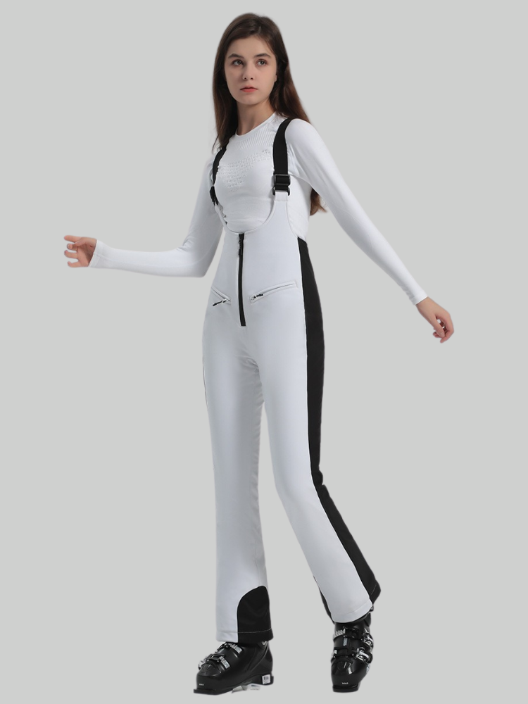 [Clearance] Trendy Slim Fit Snow Bibs - Women's | Gsou Snow