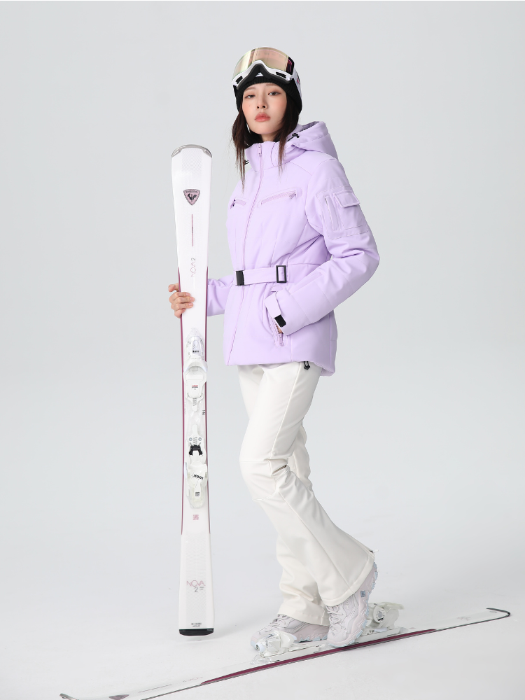 Chic Grid Insulated Ski Jacket - Women's | Searipe