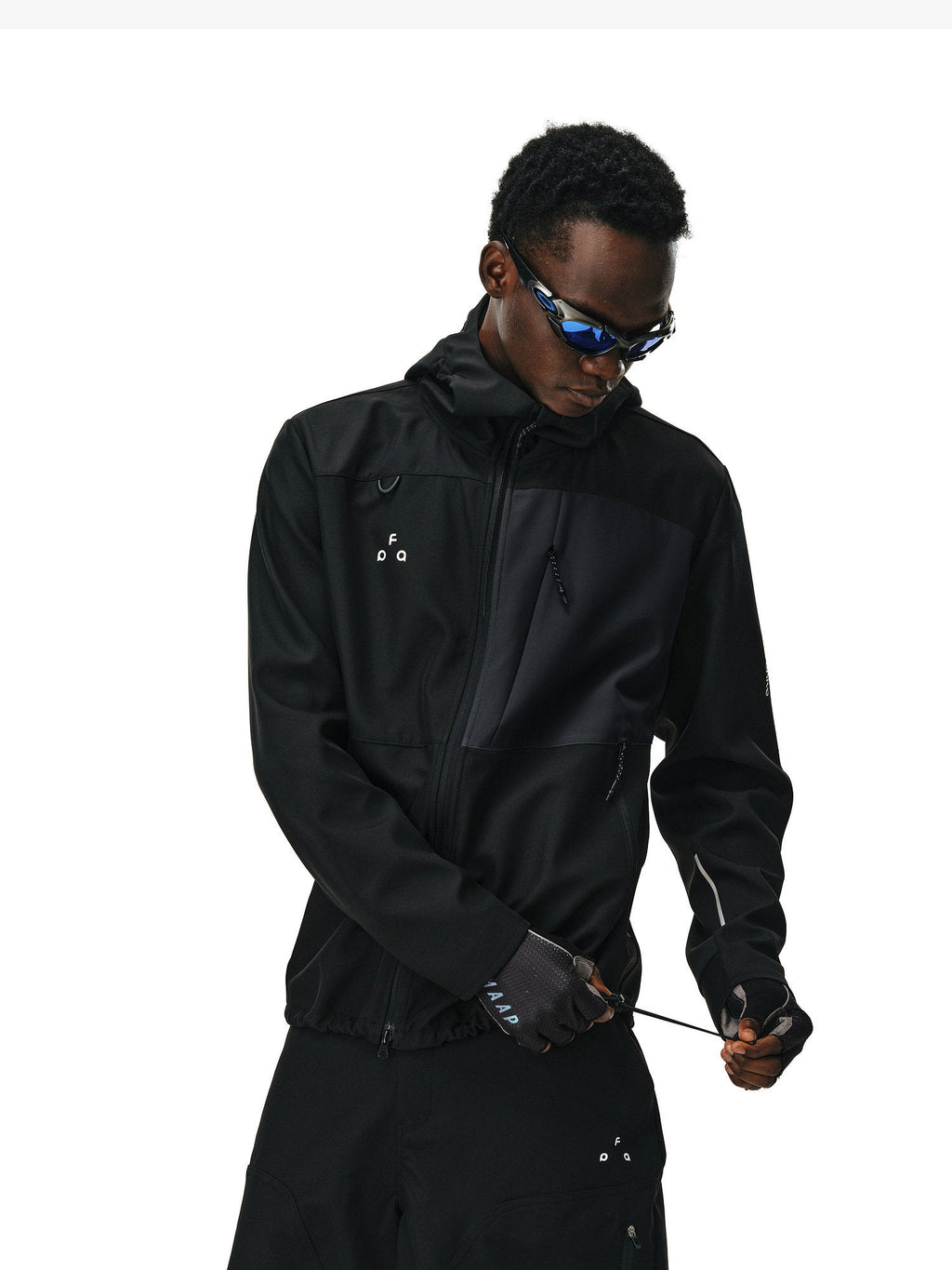 Color-Block Water-Repellent Softshell Hooded Jacket – Unisex | FPA