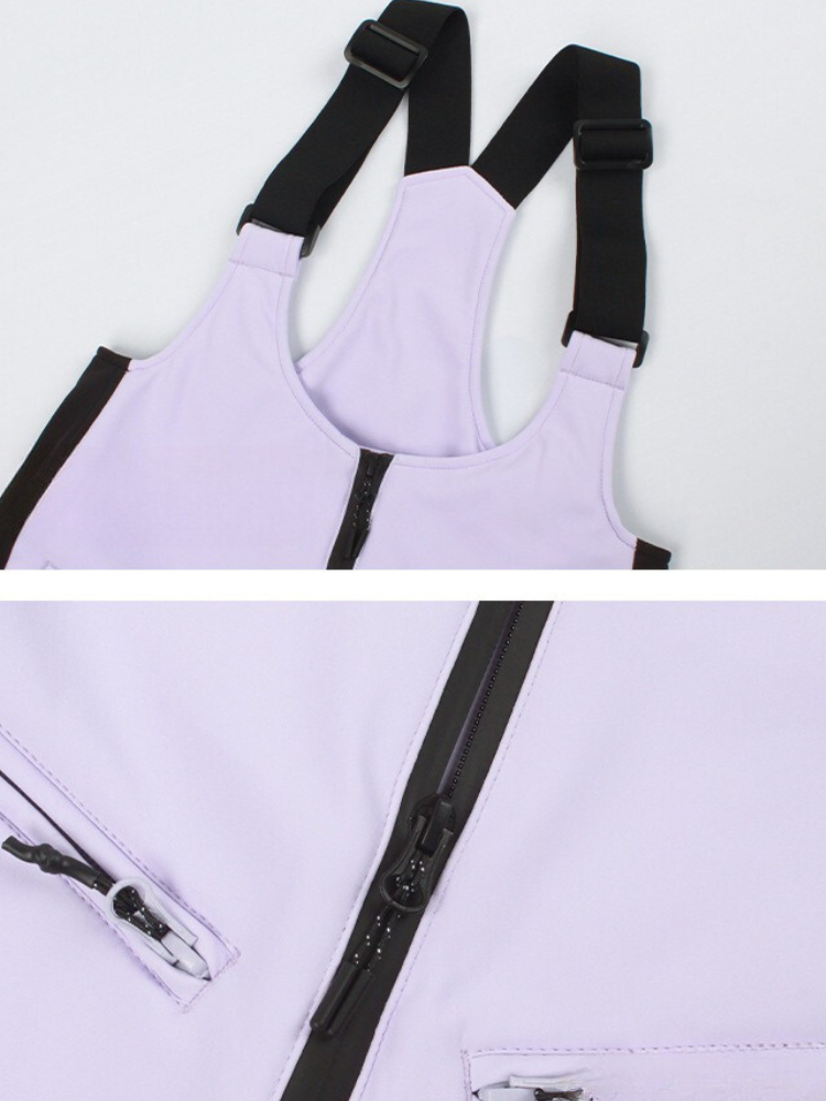 [Clearance] Trendy Slim Fit Snow Bibs - Women's | Gsou Snow