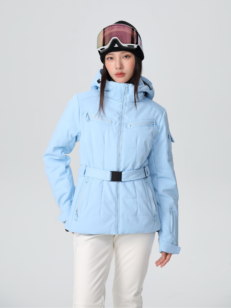 Chic Grid Insulated Ski Jacket - Women's | Searipe