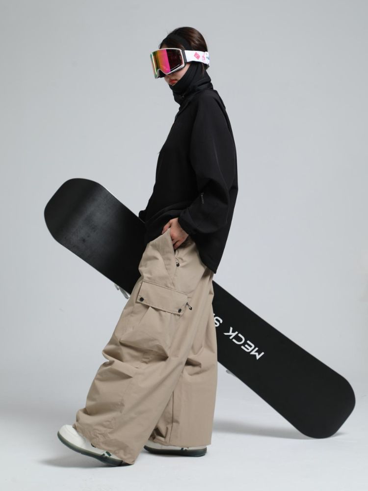 20K Baggy Loose Fit Cargo Snowboard Pants - Unisex | Gsou Snow