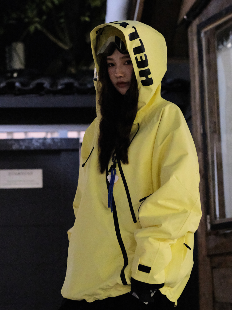 3L Aurora Asymmetric Zip Ski Jacket – Unisex | Hellystudio