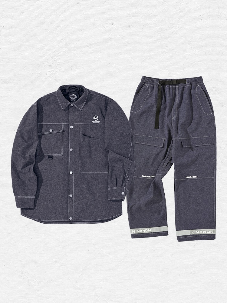 Denim-Tone 10K Baggy Snow Set – Unisex | NANDN
