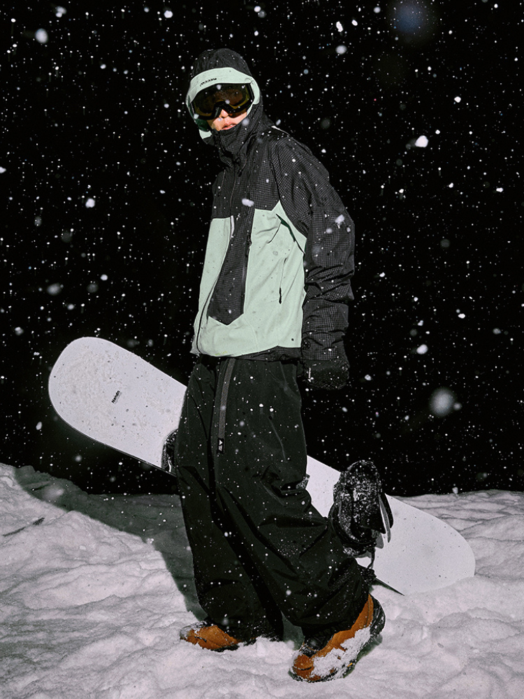 Waterproof & Cotton Color-blocked Ski Jacket - Men's | NANEND