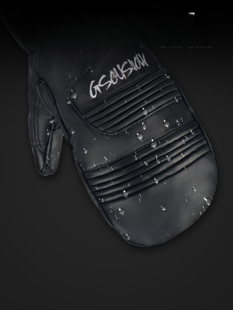Goat Leather Ski Mittens | Gsou Snow