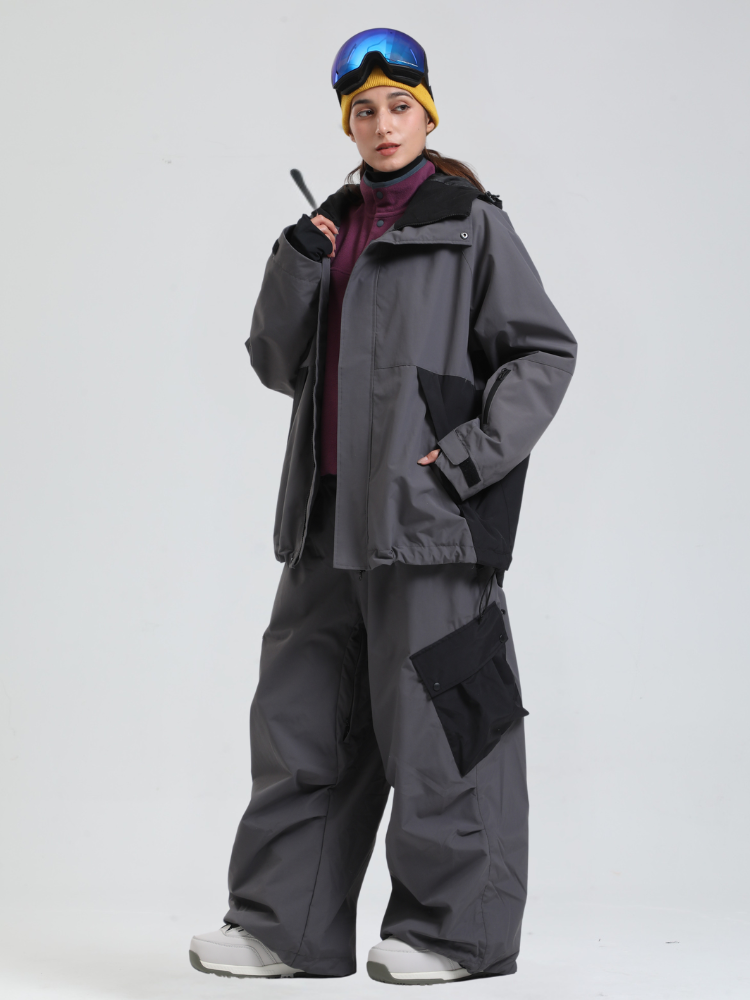 All-Mountain Baggy Snow Jacket - Women's| Gsou Snow
