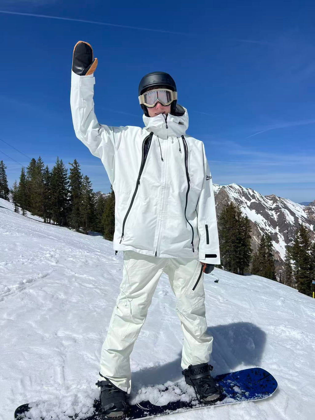 Diagonal Zipper Snow Pants - Men's | Searipe